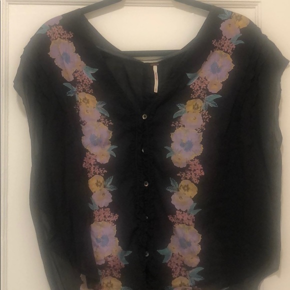 Free People Gardenia Print Top - Picture 3 of 9